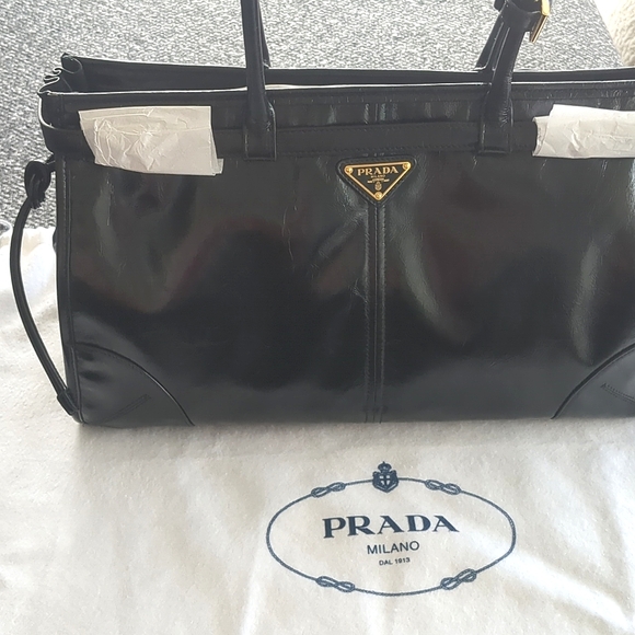 NWT Prada Large Belted Handbag - Picture 3 of 11